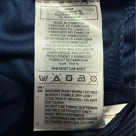 Adidas Tiro 24 Training Pants Navy Blue 2 / White Football Soccer Men XS - Picture 5 of 7